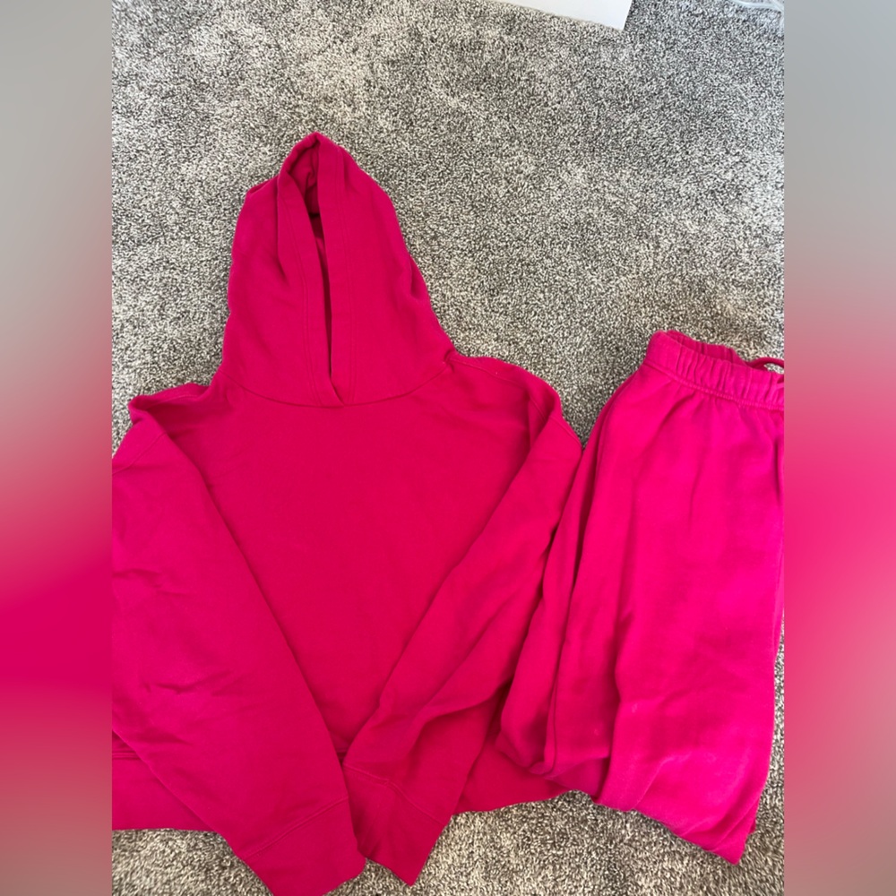 Old Navy Pink Sweat Set